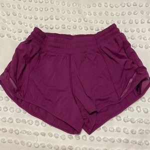 Lululemon Hotty Hot shorts 2” purple